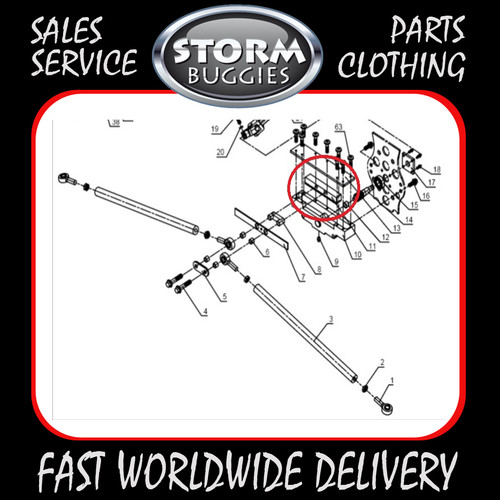 Steering rack lower 11 - steering,