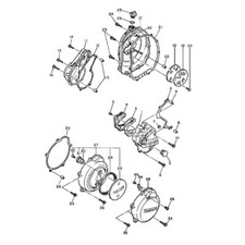 YAMAHA FZR 400 1986-1994 Engine stainless allen screw kit #2 FZR400
