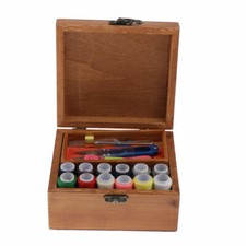 Wooden Sewing Basket/Sewing