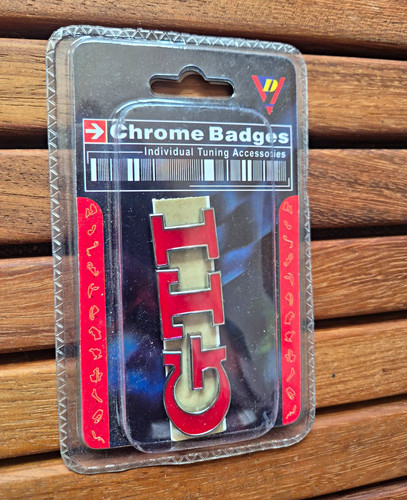 Gti chrome badge new - chrome, –