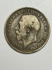 1916 George V One Penny Coin -