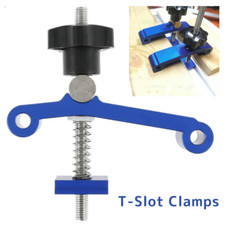 T-Slot Clamps T-Track Hold Down Clamp Woodworking Tool Set Metal Quick Acting bn