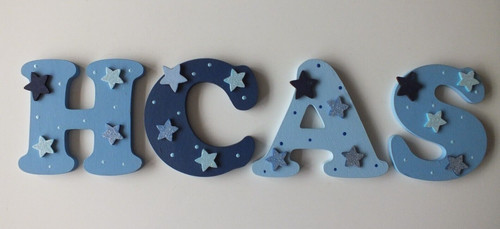 Boys hand decorated wooden - 3",