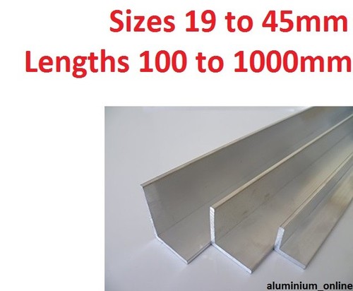 Aluminium angle unequal 19mm - aluminium,