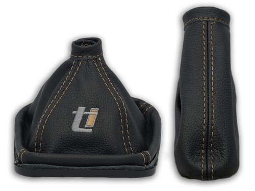 Gear handbrake gaiter leather - handbrake,