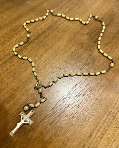 Vintage estate rosary - vintage,
