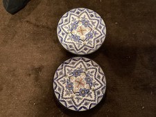 Pair Of 18.75cm Decorative Plates Ceraplat Handpainted Spain