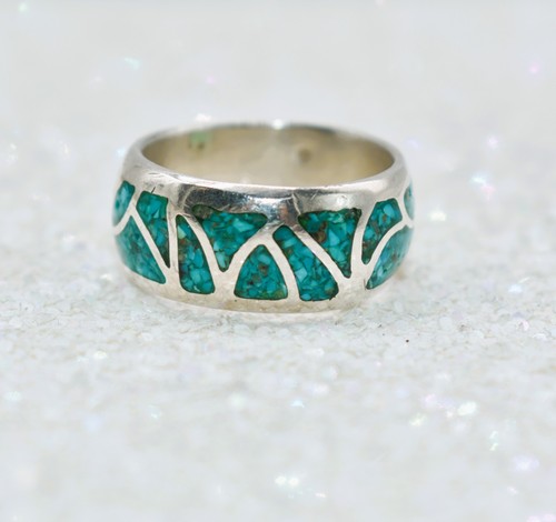 Crushed turquoise inlay - crushed,