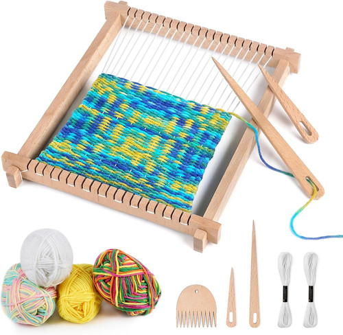 Wooden weaving loom - wooden,