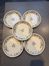 5 X Vintage Biltons Tea Side Bread plates blackberry vine 16.5cm