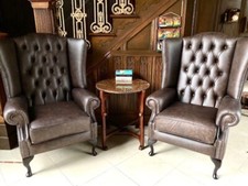 Pair of Chesterfield Wing