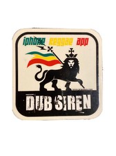 Dub siren sticker 2x2 - dub,
