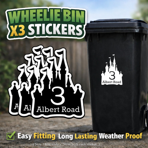 Disney wheelie bin stickers - wheelie,