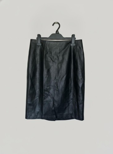 Black skirt faux - skirt,