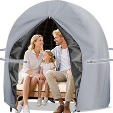 Patio Egg Chair Cover, 91X80 Inches Waterproof 420D Oxford Double Hanging Outdoo