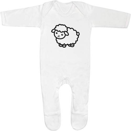 Cute sheep standing baby - sheep, standing'