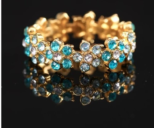 Rose gold ring encrusted with - ring,