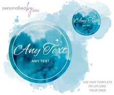 PERSONALISED CUSTOM ROUND PRINTED STICKERS CUSTOM LOGO LABELS BUSINESS Wedding