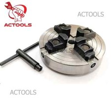 6" Inches 4 Jaws  Wood Lathe Independent Chuck Threaded 3/4 x16 Jaw ACTOOLS UK