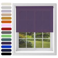 DAYLIGHT ROLLER BLINDS SEMI-OPAQUE METAL BRACKETS EASY FIT