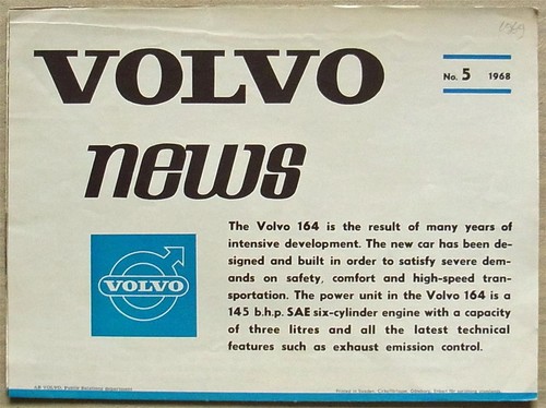 Volvo news 164 - 164, car