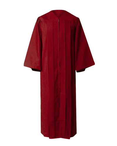 Matte burgundy choir robe - burgundy,