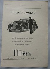 1944 Humber Original advert No.3