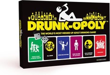 Drunkopoly Party Games | Hilarious Adult Party Board Game for Groups & Parties 