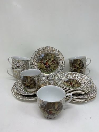 Vintage ashley hunting scene - vintage,