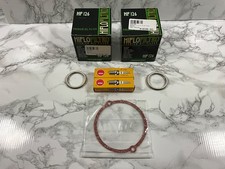 Kawasaki Z 750 Twin  Service Items Oil Filter x2 NGK Spark Plug x2 Gasket/Seals