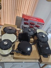 7 sets Cast Iron Enamel Pan