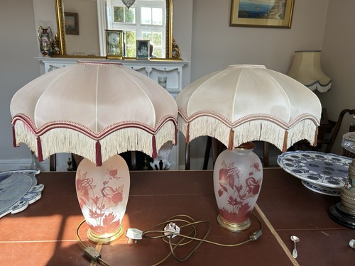 Art deco style table lamps - art,