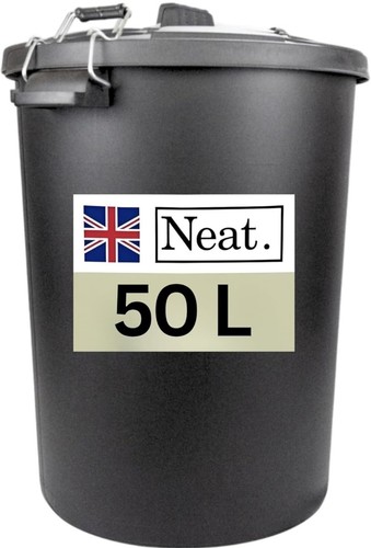 50l plastic black - bin, garden