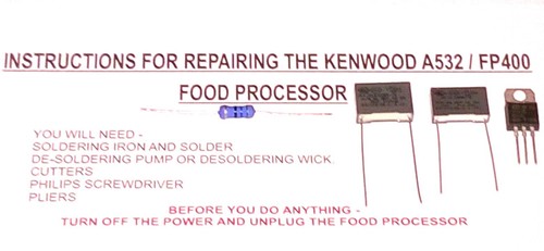 Kenwood gourmet fp600 - kenwood,