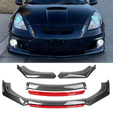 Carbon Fiber Front Bumper Lip Spoiler Splitter Lower Body Kit For Toyota Celica
