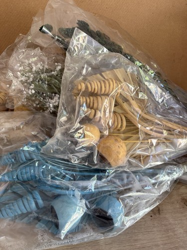 Dried flower bundle job lot - flower,
