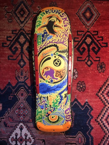 Santa cruz skateboard deck - santa,