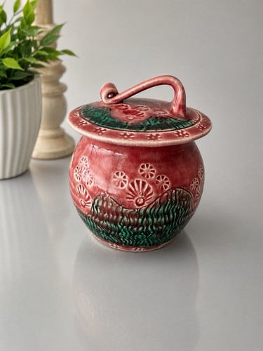 Vintage ballina pottery lidded - vintage,