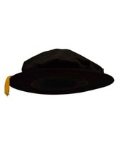 Graduation Doctor's Tudor Bonnet Cap UK PhD Doctoral Velvet Hat Gown Accessory