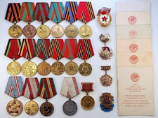 Soviet Russian Set 21 Medals