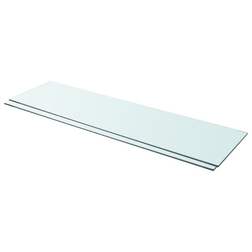 Clear tempered glass shelf - clear,
