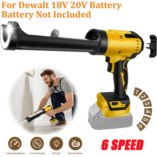 Cordless caulking gun - cordless, glass