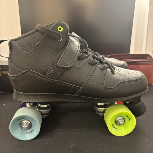Men black quad roller - black,