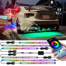 6Pcs LED RGB Dream Colour Underglow Neon Strip Light For Subaru BRZ Toyota GT86