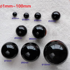 Black Crystal Balls Glass Bead