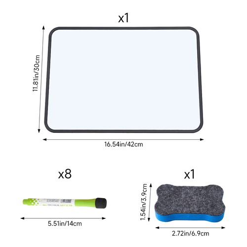 Magnetic dry wipe - a3/a4,
