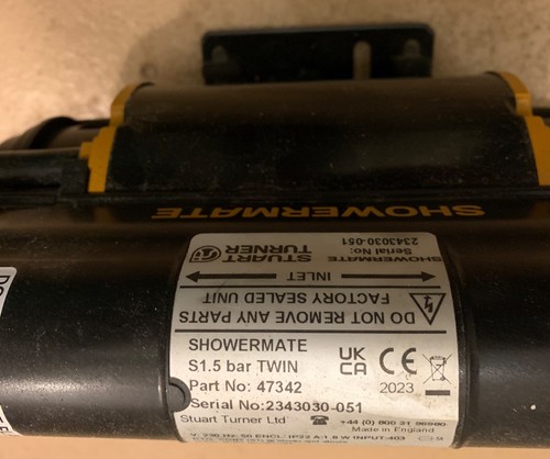 Stuart turner 47342 showermate - turner,