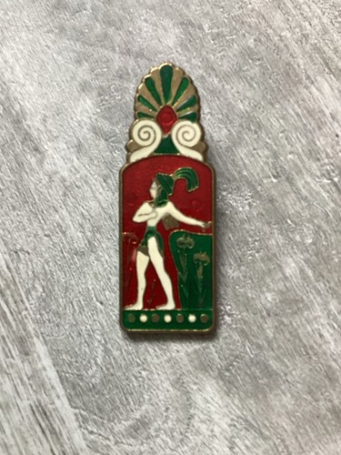 Vintage brass enamel egyptian - brass,