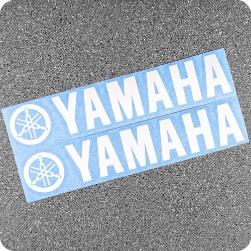 Yamaha decal white die cut - white, die-cut