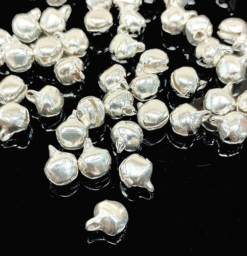 100pcs 6mm jingle silver iron - 6mm,